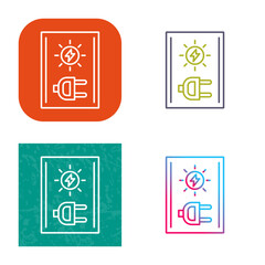 Electricity Icon Design