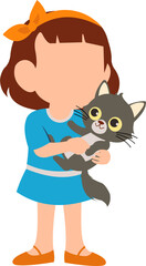 Cat Pet Care Illustration