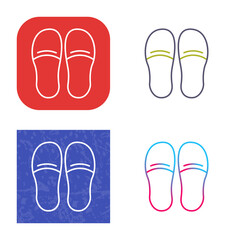 Slippers Icon Design