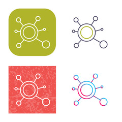 Obraz premium Molecule Icon Design