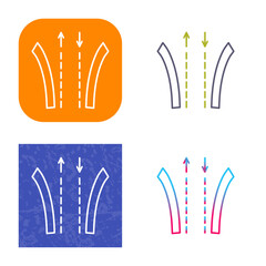 Fototapeta premium Way Icon Design