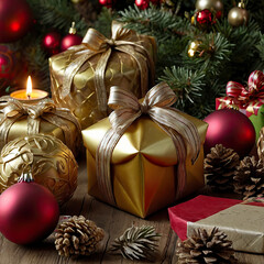 Christmas tree in the city