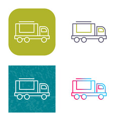 Cargo Truck Icon Design