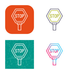 Stop Sign Icon Design