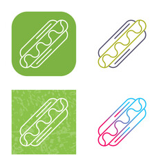 Hotdog Icon Design