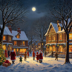 Christmas market in the city