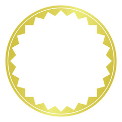 gold badge seal element vector,eps