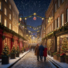 Christmas market in the city