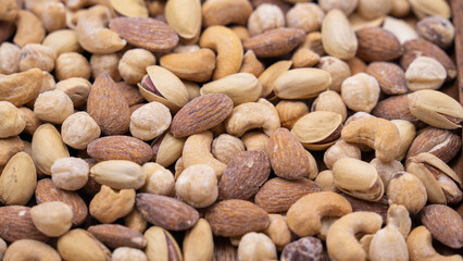 close up of almonds