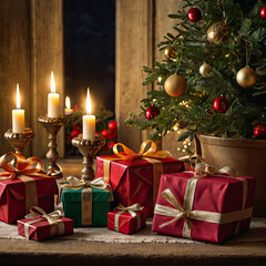 Christmas tree in the city