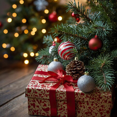 Christmas tree in the city