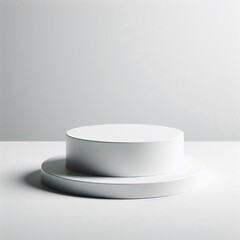 Minimalist White Surface Background