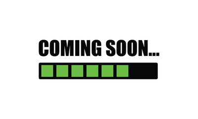 Coming soon loading. No image, coming soon page icon with background.
