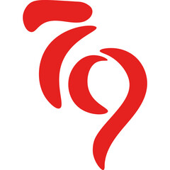 Number Logo 79
