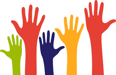 Fototapeta premium International Youth Day Hands