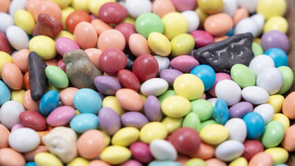 colorful chocolate candies