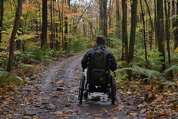 Adventurous Wheelchair Trekking in the Fores