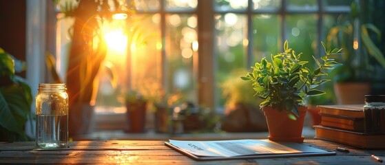 Office scene with a focus on analyzing the effectiveness of branding on reach and traffic, [Branding], [Reach], [Traffic]