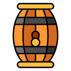barrel, Beer, beverage, bucket, celebration Icon