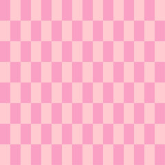 Abstract seamless pattern. Retro checkered pink background. Vector texture for print, textile, fabric.