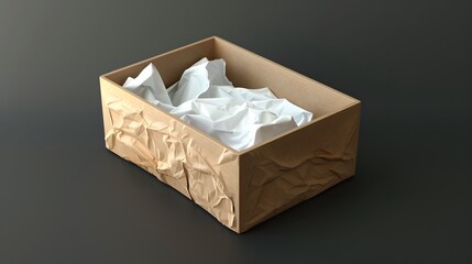 Open Gift Box: An open gift box with tissue paper, hinting at an invisible present inside.
