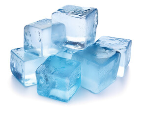 Obraz premium Ice cubes melting