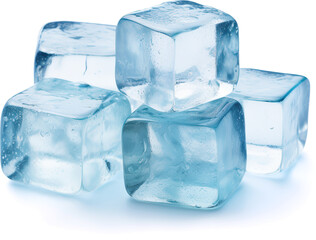 Obraz premium Ice cubes melting