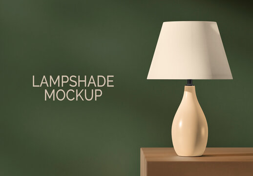 Interior Lamp Shade Mockup With Generative AI