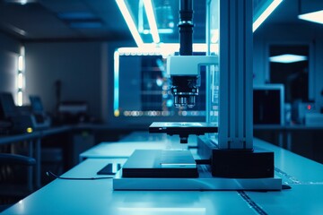 futuristic microscope