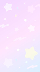 16:9 レトログラデーションな星空背景♪