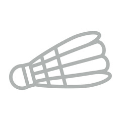 shuttle Vector Line Grey Icon Design