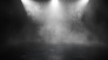 Spotlight in Smoke