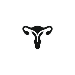 Uterus icon vector. EPS 10 editable vector