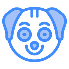 Vector Icon Smile, Dog, Animal, Wildlife, Dog Emoji