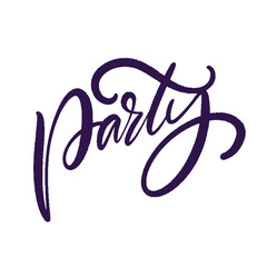 Stunning and Elegant Party Calligraphy Design Perfectly Crafted for All Your Celebrations and Events