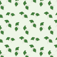 Abstract art seamless patterns with tropical leaves. Modern exotic design.