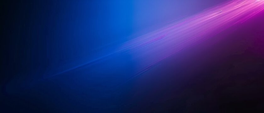Vibrant Blue and Purple Light Rays Illuminating Dark Background During Nighttime