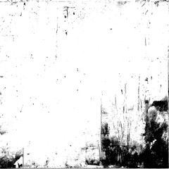 Vintage Acrylic Wash Texture in Monochrome - Grungy Canvas Background