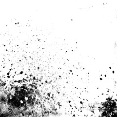 Vintage Grunge Texture Dust and Grain Particles on White Background