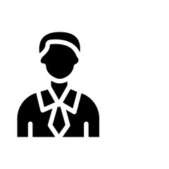 Advisor Vector Glyph Icon Design