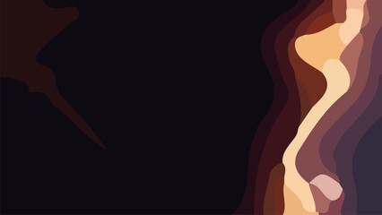 Fototapeta premium Aesthetic dark abstract background with copy space area. Suitable for poster and banner