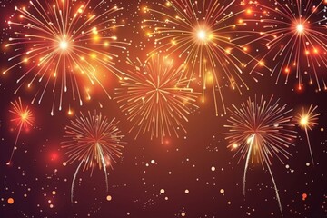 Naklejka premium illustration diwali firework