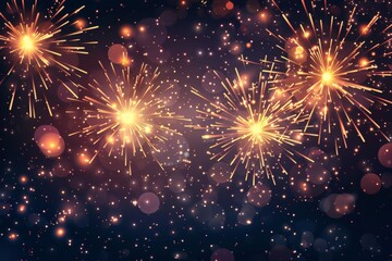 Obraz premium illustration diwali firework