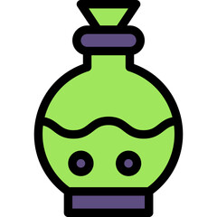 Vector Icon Potion, Love and Romance, Magic, Flask, Fortune Teller