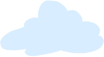 Blue Cloud sky clipart