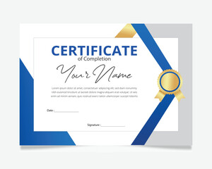 Illustration certificate design stock vector template 