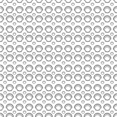 Mandala pattern black and white