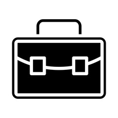 Briefcase Vector Glyph Icon Design