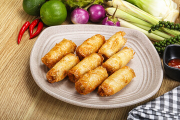 Vietnamese cuisine fried spring roll