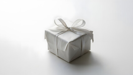 Obraz premium Simple Gift Box Isolated on White